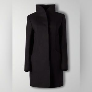 Aritzia Wilfred Cocoon Coat - Black, Medium